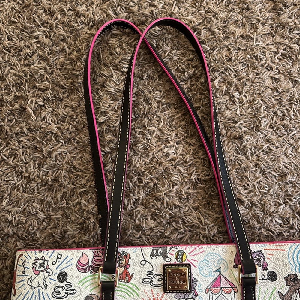 Dooney & Bourke White Artistic Print Tote - Picture 2 of 4